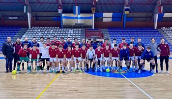 La selección regional sub'19 de fútbol sala en Talavera