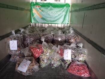 Incautados más de 3.600 kilos de hachís en Motril