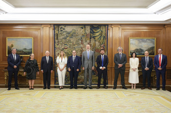 El rey Felipe VI recibe a la Fundación Fernando Núñez