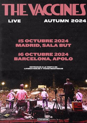 La banda The Vaccines actuará en Madrid y Barcelona en octubre