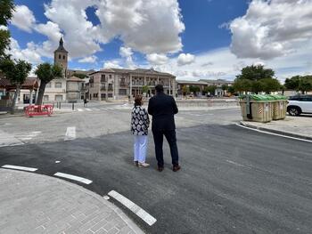 Renovada la entrada principal de Yunclillos dañada por la DANA